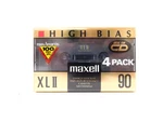 Sealed 4 Pack Maxell Xl Ii High Bias 90 Minute Audio Cassette Tapes. Fixed Price $27.95.