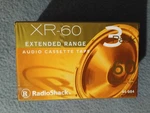 Radioshack XR-60 Extended Range Audio Cassette Tape 3-PACK New Sealed Type. Fixed Price $7.04.