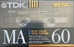 Tdk Ma 60 Metal Type Iv Blank Cassette Tape Sealed, New. Fixed Price $18.00.