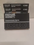 Maxell C30 Cassette Tapes Lot Of 7 Communicator Series Low Noise/high Output New. Fixed Price $14.45.