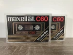 Lot Of 2 Maxell Xl Ii C60 Hi-level Bias Chrome Audio Cassette Tape Japan. Fixed Price $24.99.