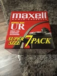 Maxell Audio Cassette Tapes Normal Bias Ur Super Size 7 Pack Brand New Sealed. Fixed Price $13.25.