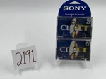 Sony 2 Pack, Cd It 90 Minute Cassette Tapes. Fixed Price $14.95.