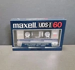 Maxell Uds-i 60 1985 Cassette Tape New Sealed Ultra Dynamic Super Iec Type. Fixed Price $27.95.