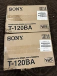Sony Premier High Grade Videocassette Tapes T-12BA. Fixed Price $30.00.