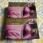 Lot 2-RADIO Shack 2-PACK LN-120 Low Noise Audio Cassette Tapes 44-92 New Sealed. Fixed Price $12.69.