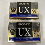 2 Pack Sony Ux 90 Cassette Type Ii High Bias Sealed Blank Audio Min New. Fixed Price $15.99.