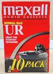 Maxell Ur 90 Blank Audio Cassette Tapes Normal Bias 10-PACK Brand New Sealed. Fixed Price $24.00.