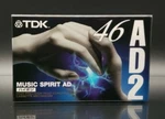 Tdk AD-2 46 Blank Audio Cassette Tape Type Ii High Position Made In Japan 1997. Fixed Price $16.99.