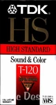Tdk 6 Hr High Standard Blank Vhs Tape. Fixed Price $9.99.