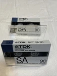 Tdk SA90 Blank Cassette Tape 90MIN High Bias Type Ii 1988 (1) Sealed. Fixed Price $11.99.
