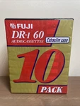 Audio Cassette Blank Fuji Dr-i 60 Minute Tapes 10 Pack Type Extraslim Case. Fixed Price $15.00.