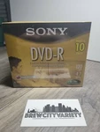 Sony Dvd-r 10-PACK 4.7 Gb Recordable Blank Disk With Jewel Case, New. Fixed Price $24.99.