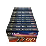 13 New Sealed Tdk D90 Blank Audio Cassette Tapes High Output Ieci Type Normal. Fixed Price $24.95.