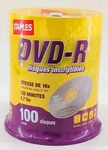 New Staples Dvd-r 100 Pack 16X-120 Minutes 4.7 Gb Recordable Disc Sealed. Fixed Price $16.89.