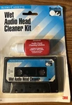 Scotch 42305 Wet Audio Head Cleaner Kit Cassette Tape Renewal Solution. Fixed Price $7.95.