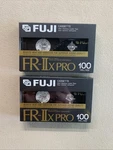 X2 Fuji Fr-ii Pro 100 Type Blank Cassette Tape Sealed Nos. Fixed Price $34.95.