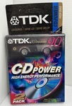 Tdk High Bias Cd Power Blank Cassette Tapes 90 Minutes Sealed New 2 Pack. Fixed Price $10.19.
