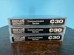 Maxell COM-30 Professional Minute Normal Bias Audio Cassette (3-PACK). Fixed Price $11.97.