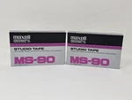 (lot 2) Maxell Professional Industrial MS-90 Studio Tape Blank Cassette New. Fixed Price $34.99.