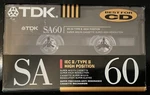 Tdk SA60 Factory Sealed New Type Ii High Bias Single Cassette Tape. Fixed Price $16.00.