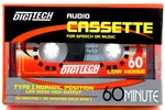 Cassette Digitech Audio 60 Minutes Low Noise 2 Tapes Type Normal Position. Fixed Price $8.95.