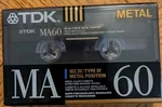 Tdk Ma 60 Type Iv 4 1990 Blank Cassette Tape (1) (sealed) New. Fixed Price $24.00.