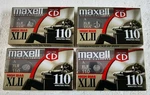 4 Pack Maxell High Bias Xl-ii 110-MINUTE Blank Audio Cassette New Factory Sealed. Fixed Price $55.99.