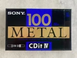 Sony 100 Metal Cd It Iv Cassette Tape. Ultra Slim Japan. Fixed Price $25.00.