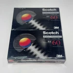 Lot Of 2 Scotch Bx 60 Type Blank Audio Cassette Tapes New. Fixed Price $12.29.