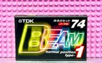 Tdk Beam 2 74 1999 Japan Type Ii Blank Cassette Tape (1) (sealed). Fixed Price $19.79.
