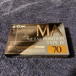 Ultra Rare Tdk Metal Cassette Tape MA70 For Long Recording Brand Ne. Fixed Price $100.10.