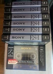Sony Es-i 90 Japan Type Blank Cassette Tape Lot (7) (sealed). Fixed Price $129.00.