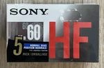 Sony 5 Pack High Fidelity Type Audio Cassette C-60HF Normal Bias New Sealed. Fixed Price $14.99.