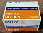 Sony DC-90N Dictation Cassette Blank Tape 10 Pack Sealed New. Fixed Price $34.95.