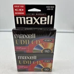 2 Pack Maxell Udii-cd 90 High Bias Audio Cassette Tapes Sealed New. Fixed Price $11.21.
