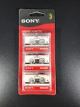 Sony MC60R Blank Audio Microcassette Tapes Minutes - 3 Pack Authentic New. Fixed Price $9.00.