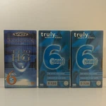 Lot Of 3 Blank Vhs Tapes T-120 6 Hour Sealed Vci Platinum & Truly Media. Fixed Price $10.90.