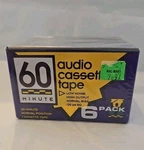 Count Sealed Walmart Brand Blank Cassette Tape New Audio 60 Minutes. Fixed Price $15.05.