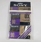 Sony UX90 Blank Audio Cassette Tape Type Ii High Bias Nos Oem Sealed. Fixed Price $19.99.