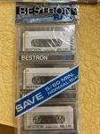 5 Pack Of Bestron Rx-i 60 Audio Cassette Tapes. Nos. Fixed Price $25.00.