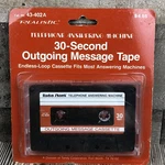 Realistic Radioshack Telephone Answering Machine 30 Second Outgoing Message Tape. Fixed Price $19.99.