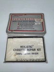 Radio Shack Vintage Realistic Audio Tape Cassette Repair Kit Sealed. Fixed Price $16.99.