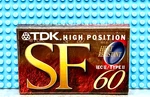 Tdk Sf 60 1995 Europe Type Ii Blank Cassette Tape (1) (sealed). Fixed Price $28.79.