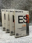 Sony L-750 Beta Tapes (4) New Sealed. Fixed Price $14.99.