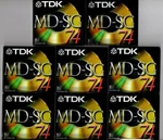 (8) Tdk Md-sg Gold Minidiscs 74 Minute Sealed New Please Note!. Fixed Price $45.95.