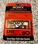 Sony Lnx 90 Audio Cassette Tape Normal Bias New Sealed Nip. Fixed Price $17.99.