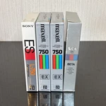 Sony Maxell Betamax 750 Video Cassette Blank Sealed Lot 3 Tapes Head Cleaner. Fixed Price $14.98.