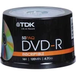 Tdk Dvd-r 4.7GB, 16X, Recordable Disc (cake Box Spindle Pack Of 50) New/sealed. Fixed Price $8.73.