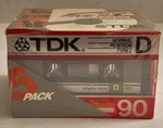 Vintage 1986 Tdk Cassette Tape 5 Pack New Sealed. Fixed Price $29.98.